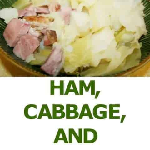 Ham, Cabbage, and Potatoes~Easy One Pot Meal