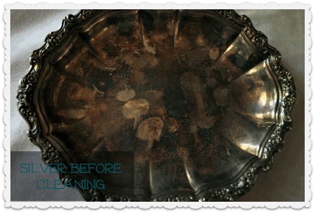 Clean on sale silver tray