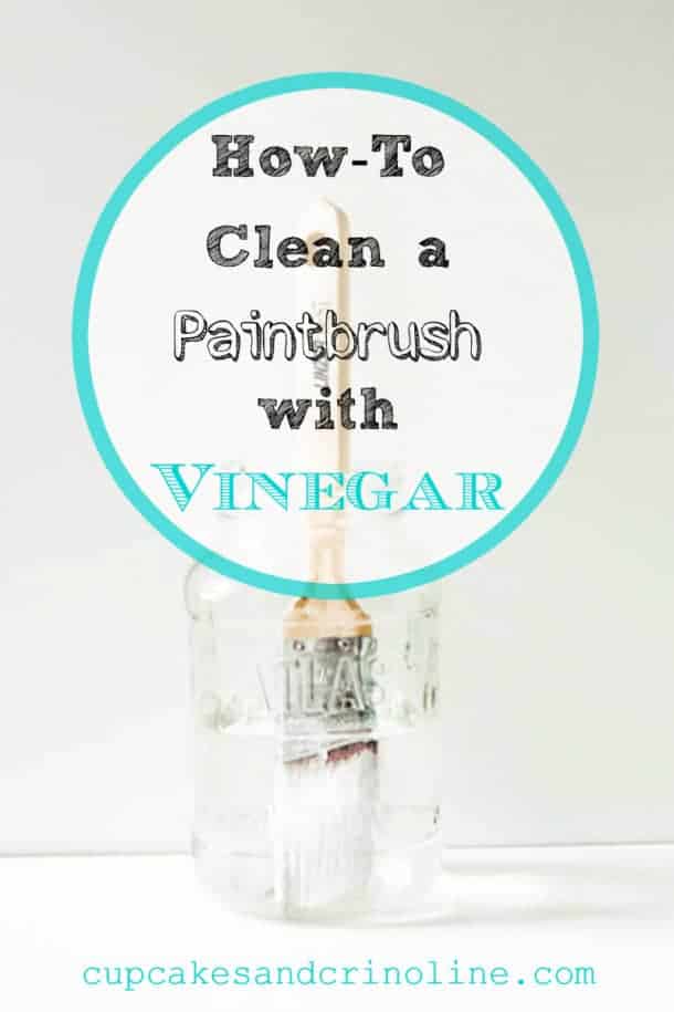 How To Clean a Dry and Crusted Paintbrush with Vinegar The HowTo Home