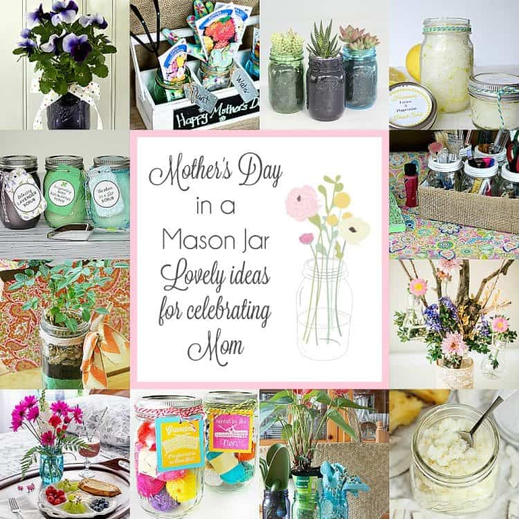 Mason Jar Gardening Gifts for Mom - The How-To Home