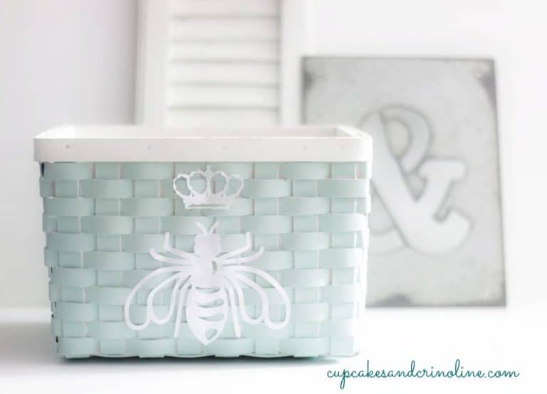 Queen Bee Basket ~ Ballard Designs Knockoff cupcakesandcrinoline.com