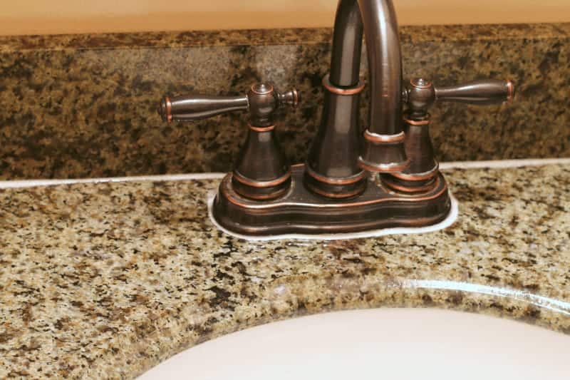 Water stain deals on granite