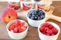 Wholesome Snacking Fresh Fruit and yogurt