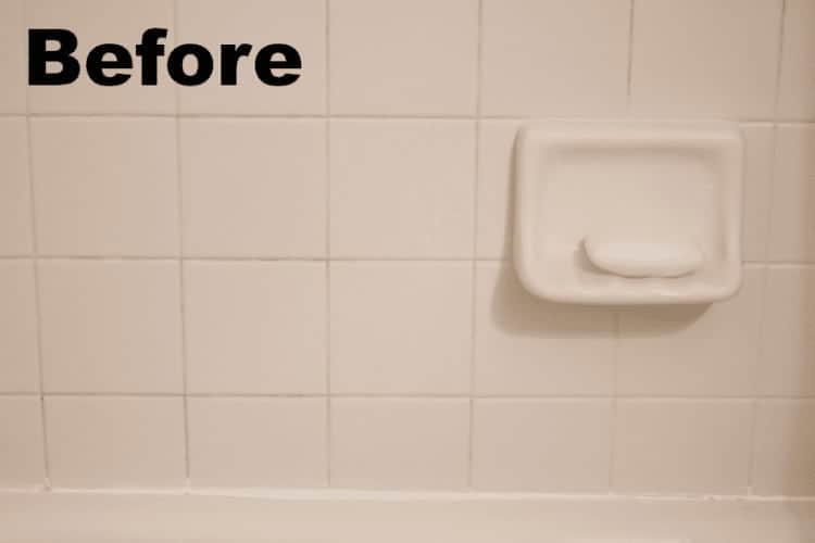 Best way to clean deals grout in shower