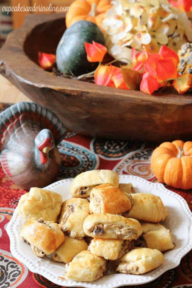 Mushroom and Cream Cheese Crescent Roll Appetizers The HowTo Home