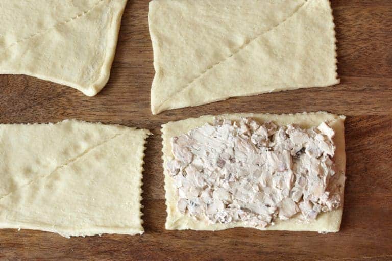 Mushroom and Cream Cheese Crescent Roll Appetizers The HowTo Home