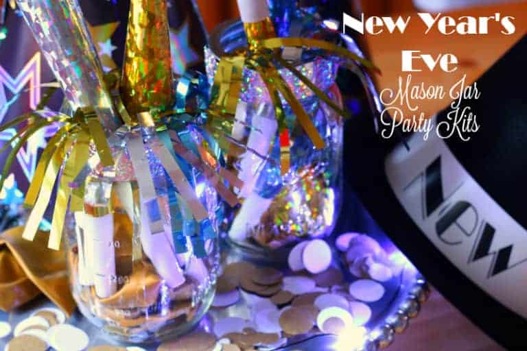 New Year's Eve Mason Jar Party Kits