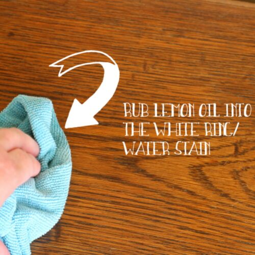 How To Remove White Water Rings and Steam Stains from Wood The HowTo