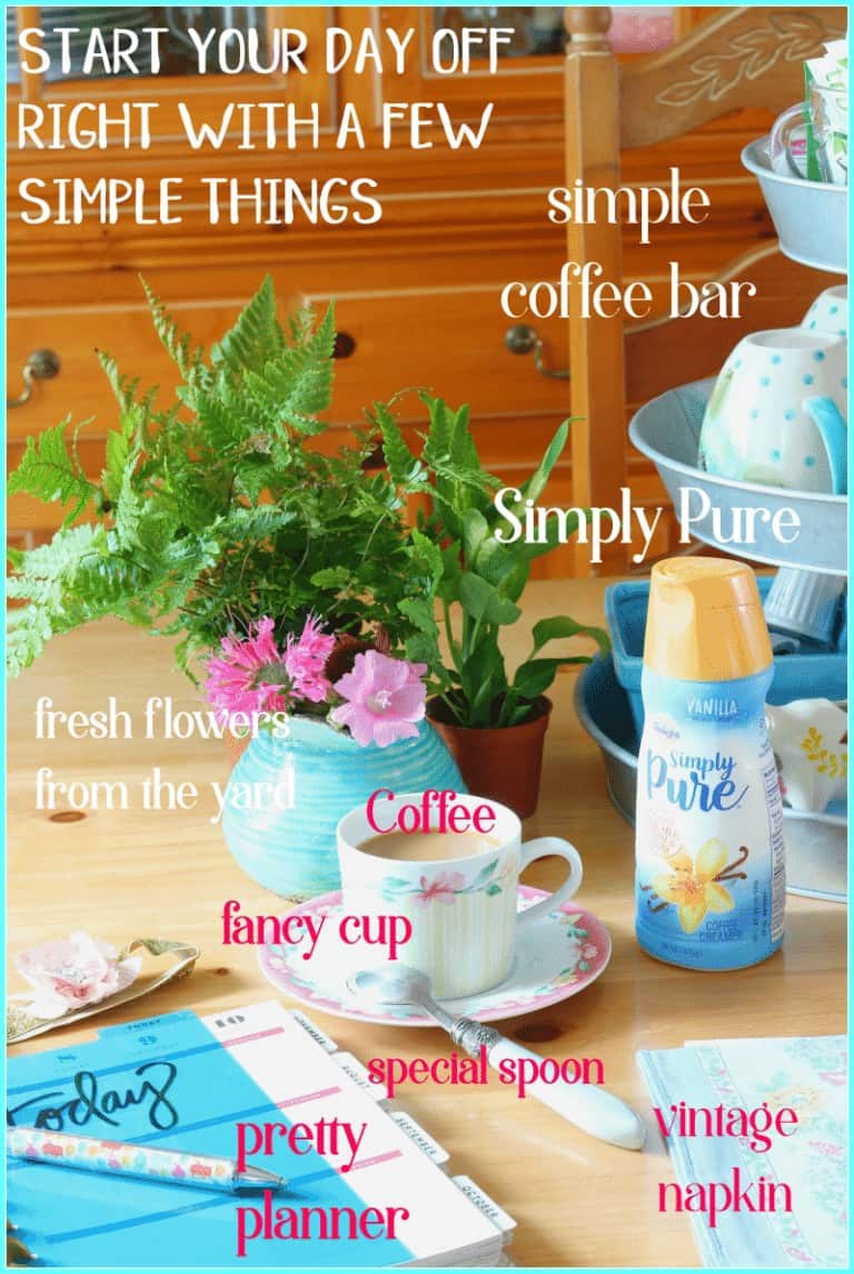 Start off your day with a simple morning routine - stay calm and focused and ease into your day.