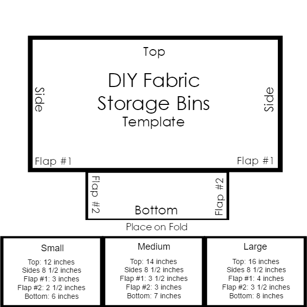 DIY Storage Bins  Free Collapsible Box Tutorial