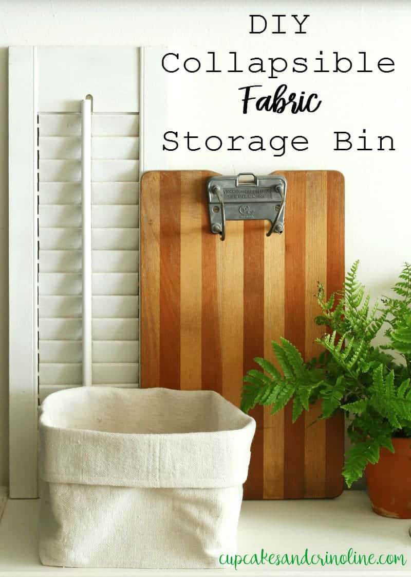 DIY Storage Bins  Free Collapsible Box Tutorial