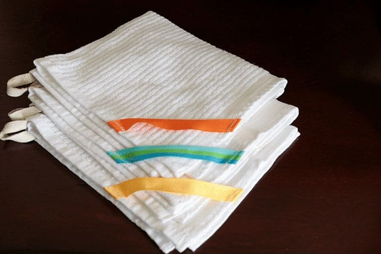 How to Make Hanging Dish Towels 