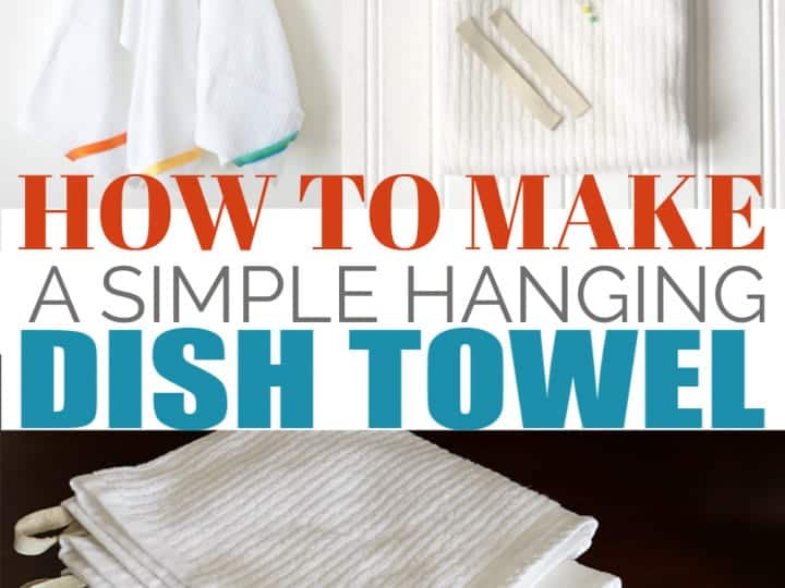 How To Make A Simple Hanging Dish Towel The Home How To Make A Simple Hanging Dish Towel