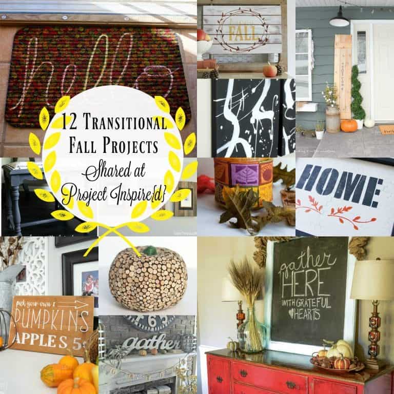 12 transitional fall projects