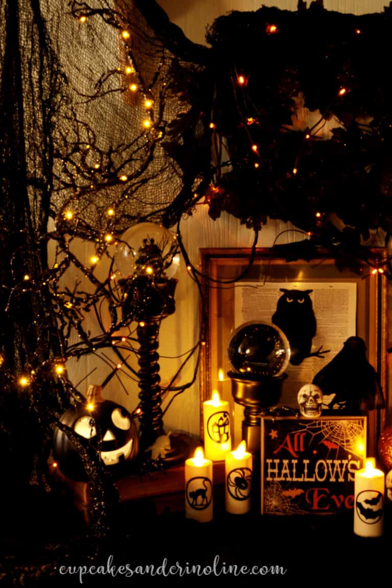Halloween Decor - glitter, glamour and sparkle
