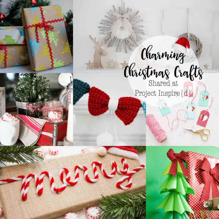 12 Charming Christmas Crafts from Project Inspired - www.cupcakesandcrinoline.com