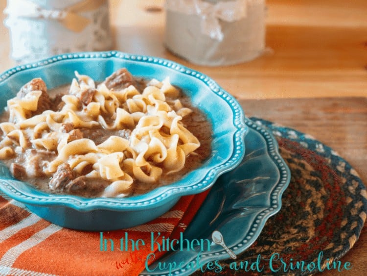 Slow Cooker Steak Soup with Noodles The HowTo Home