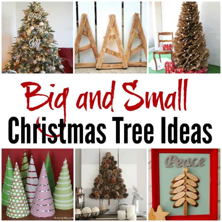 Big and Small Christmas Tree Ideas from Project Inspired