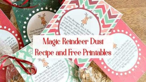 Sprinkle Magic Reindeer Food on the lawn on Christmas Eve - it creates a glittering path and a tasty snack for Rudolph and the other reindeer!