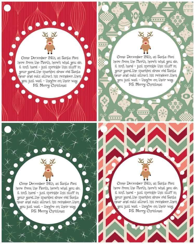 Magic Reindeer Food Poem with Free Printables The HowTo Home