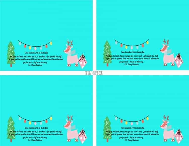 Magic Reindeer Food - Poem with Free Printables - The How-To Home