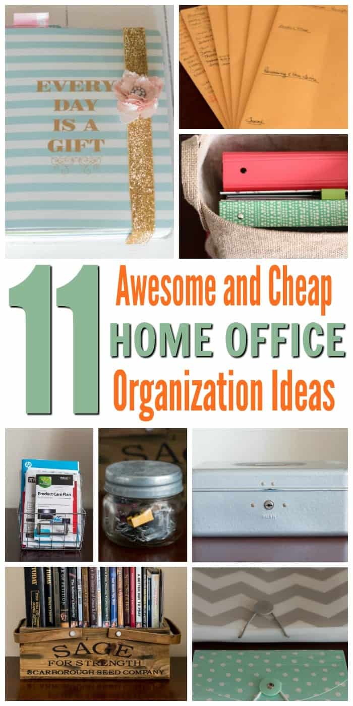 Cool home office organization ideas.