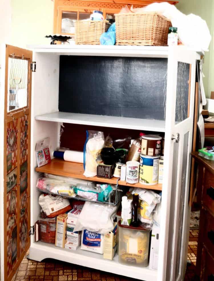 DIY Shelf Organizer Using Cardboard Boxes