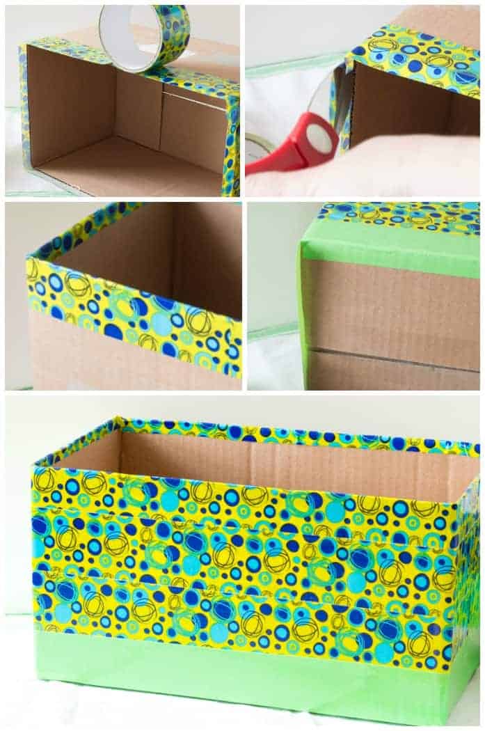 DIY Storage Bins To Organise Your Kitchen Pantry Storage