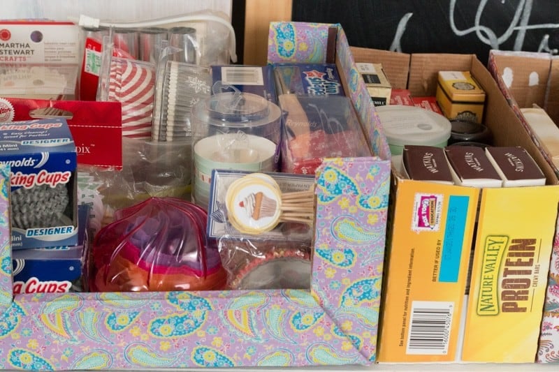 Pantry Organization - DIY Storage Containers from Cardboard Boxes