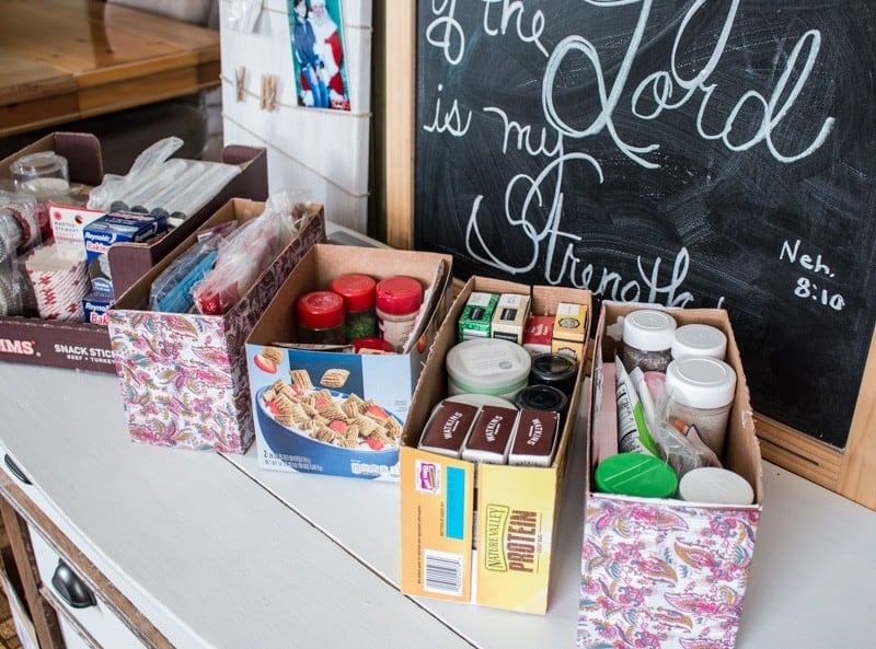 Pantry Organization - DIY Storage Containers from Cardboard Boxes - The  How-To Home