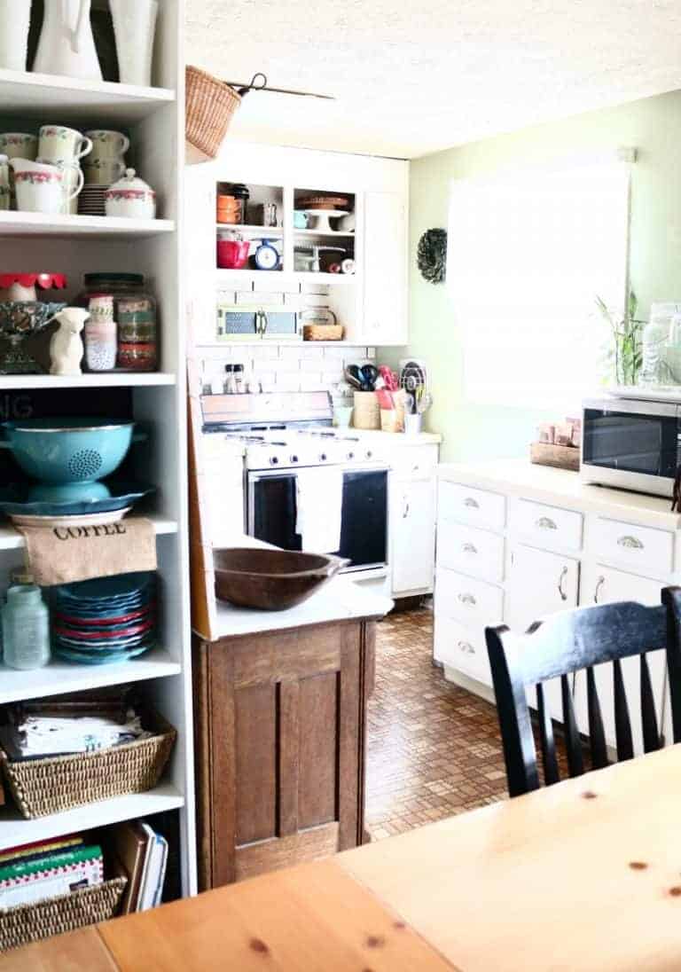 DIY Dresser Makeover From Living Room Storage to Kitchen Pantry The