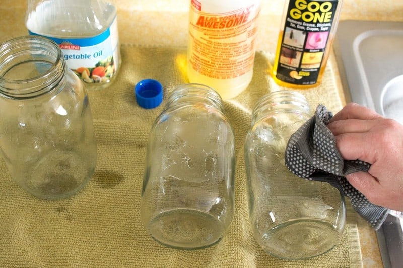 How to Easily Remove Labels and Smells to Upcycle Jars - Zero