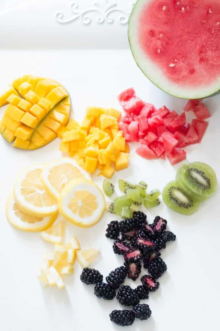 Stay hydrated with delicious fruit-infused ice cubes