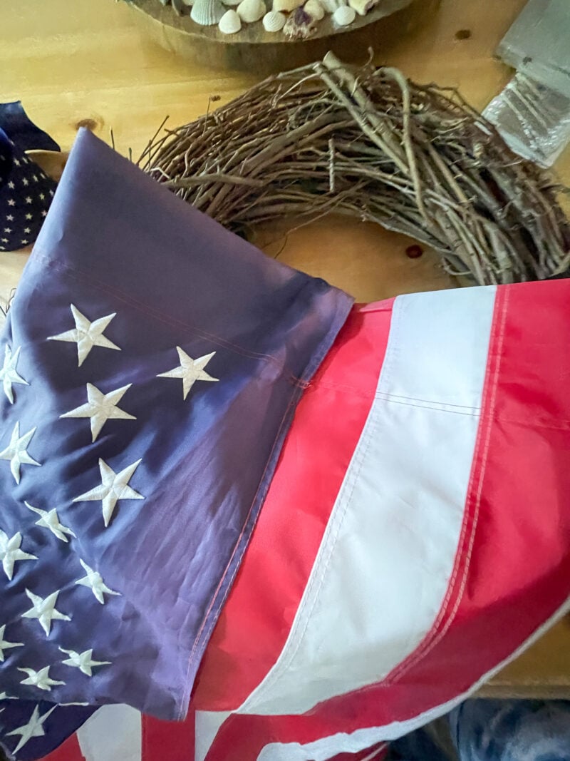 How to Make a Perfectly Patriotic American Flag Wreath - The How