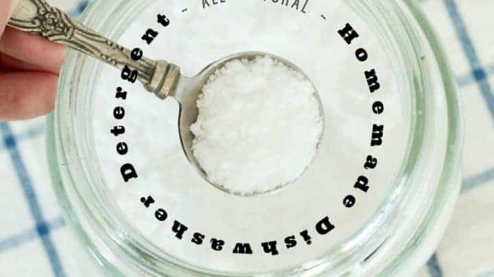 Homemade Dishwasher Detergent