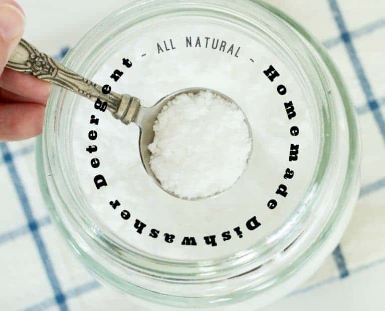 Homemade Dishwasher Detergent