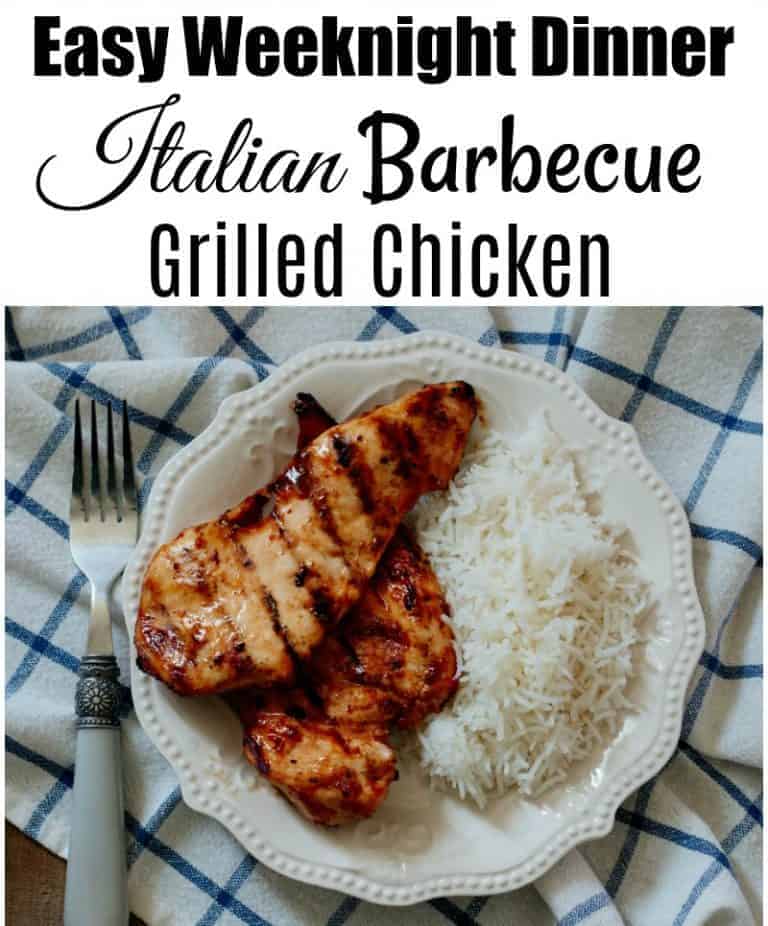 Italian Barbecue Grilled Chicken