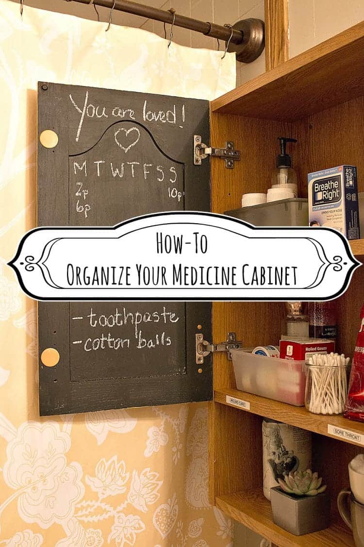 Medicine Cabinet Organization. - The Merrythought