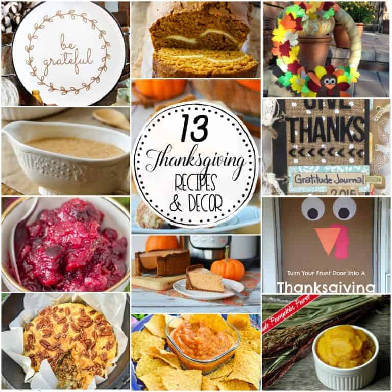 13 Thanksgiving Recipes and Decor Square