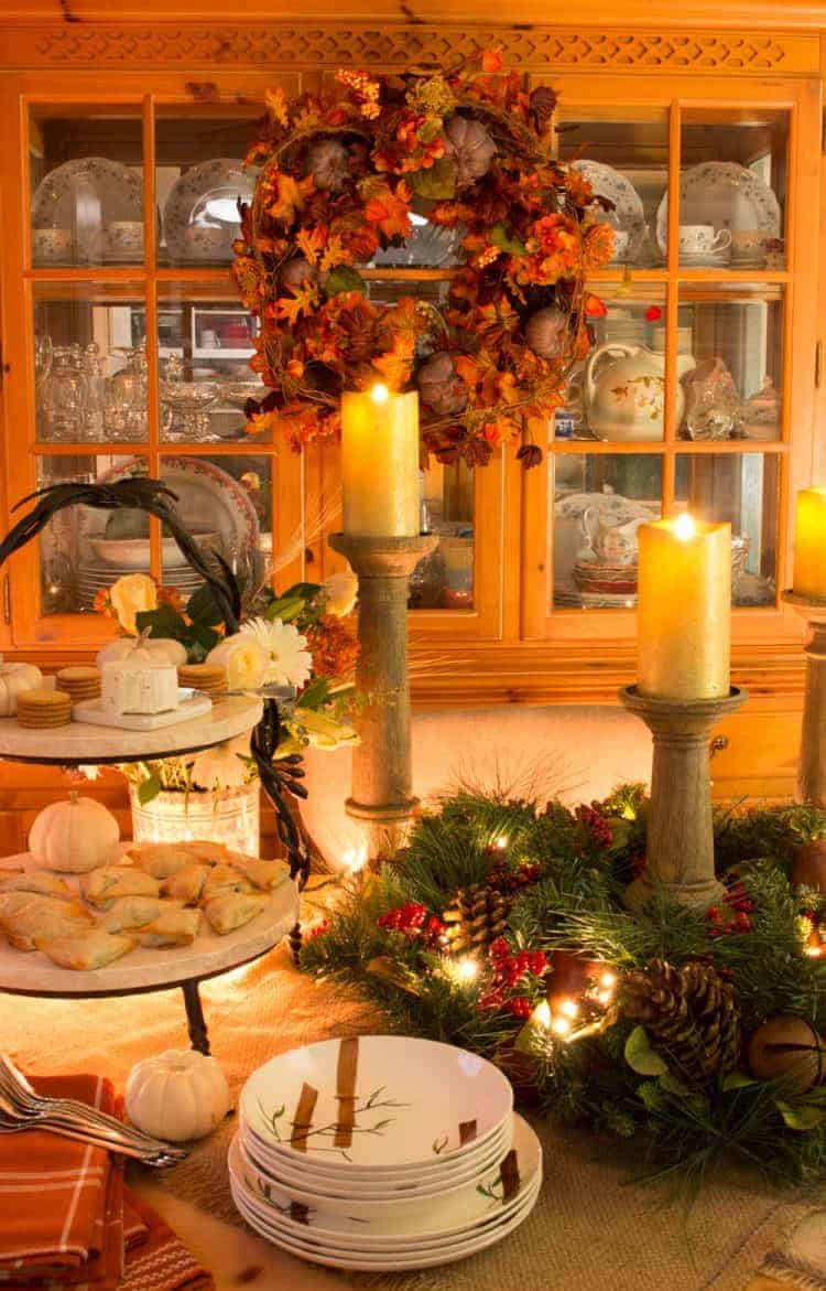 Thanksgiving Tablescape :: Buffet Style Entertaining with Balsam Hill ...