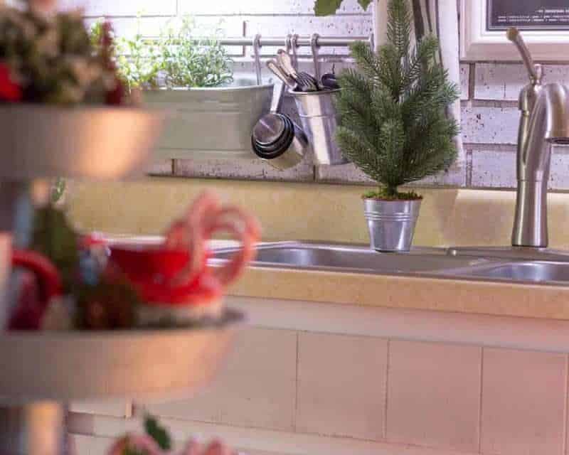 How I Decorate My Kitchen For Christmas The How To Home