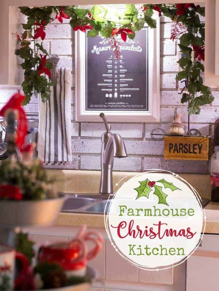 A Very Merry Farmhouse Christmas Kitchen - Worthing Court