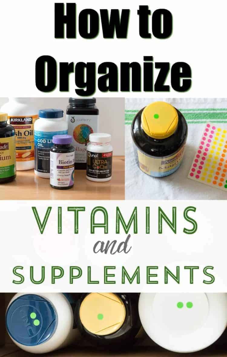 How To Organize Vitamins and Supplements The HowTo Home