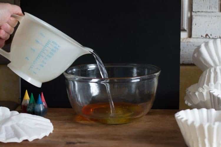 HowTo Dye Coffee Filters with Food Coloring The HowTo Home
