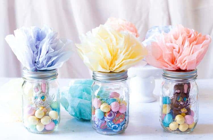 How To Make Mason Jar Easter Baskets - The How-To Home