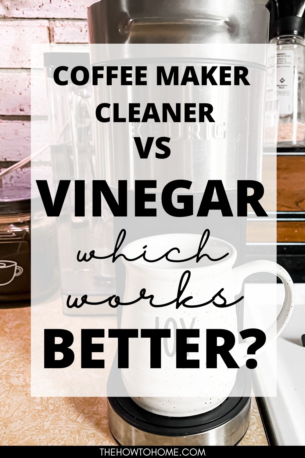 Cleaning keurig outlet with white vinegar