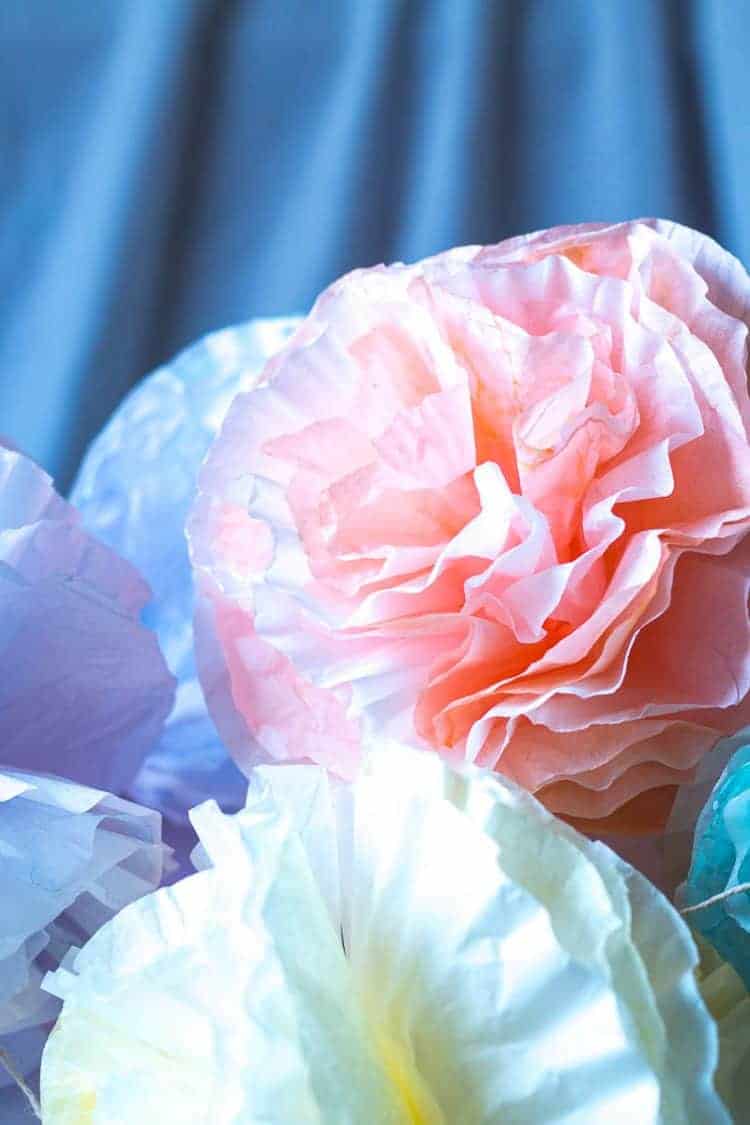 How To Make a Coffee Filter Pom Pom Garland The HowTo Home