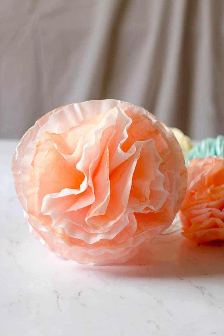 How To Make a Coffee Filter Pom Pom Garland The HowTo Home