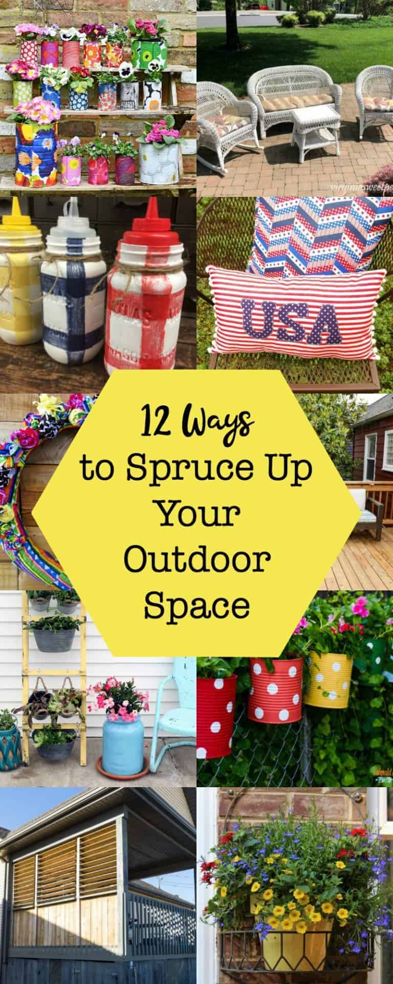 12 Ways to Spruce Up Your Outdoor Living Space - The How-To Home