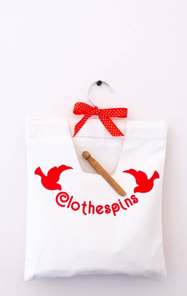 Easy Clothespin Bag DIY The HowTo Home